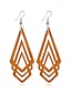 abordables Boucle d&amp;#39;oreille pour femme-Boucles d&#039;oreilles pendantes en bois bohème pour femmes - diverses formes géométriques, bijoux légers en bois naturel, parfaits pour les looks décontractés, les vacances à la plage et les festivals d&#039;été