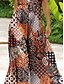 abordables Vestidos Boho-Mujer Vestido maxi Vestido de verano Vestido de una línea Vestido lencero Vestido plisado Vacaciones Casual Boho Playa Ajuste regular Graphic Cosecha Bohemio Sin Mangas Escote en U Camiseta con