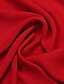 baratos Ternos e Macacões-Macacões Vestido Elegante Convidada de Casamento Detalhe Sem Manga Decote Coração com Bolsos Cetim com Saia Sobreposta