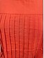 preiswerte Kleider-Damen EU- / US-Größe Midikleid Baumwoll-Leinen-Kleider Freizeitkleid Elegant Sexy Lässig Fledermaus Ärmel Heim Arbeit Straße Lässiger Schnitt Einfarbig Kurzarm Rundhalsausschnitt Orange Armeegrün
