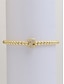 abordables Pulsera de mujer-Pulsera inicial con cuentas doradas para mujer: joyería con dijes del alfabeto personalizados, diseño elástico ajustable, estilo elegante, adecuada para regalos de graduación, cumpleaños y uso diario.