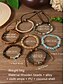 cheap Women&#039;s Bracelet-Boho Leather and Bead Bracelet Set for Men and Women – Adjustable Friendship, Tree of Life Charm – Vintage Handmade Tribal Accessories for Casual Wear, Festivals and Daily Fashion