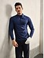 abordables Hauts-Homme T-shirt POLO bleu marine manche longue Top Tenue de golf Vêtements Tenues Porter des vêtements