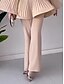 preiswerte Unter 129,99 $-Hosenanzug Brautmutterkleid Elegant Rundhalsausschnitt Bodenlang Polyester Langarm mit Schärpe / Band 2025