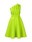 baratos Vestido Simples-Vestido Feminino Mini A Linha Vestido Ombro a Ombro Elegante Festa Coquetel Festa ao Ar Livre Convidada de Casamento Ajuste Regular Gráfico Sem Mangas Um Ombro Branco Rosa Vermelho Verde Verão