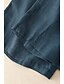 voordelige Effen katoenen linnen broek-Dames Katoenen linnen broek broek Modieus Streetwear Volledige lengte Natuurlijk Effen Zak Elastische taille Voor buiten Comfortabel Straat Uitgaan Abrikoos Zwart Blauw Gember Zomer Normale pasvorm