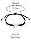 voordelige Damesarmband-2025 dames afstudeerarmband enkelband - verstelbare zwarte touwarmband met gouden afstudeerpetbedel, minimalistisch strandsieradencadeau