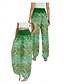 abordables Pantalon en coton et lin graphique-Femmes Pantalon inspiré du lin Jambe large Pantalons Style Ethnique Occasionnel Boho Longueur complète Taille haute Fleuri Paisley Avec Poches Taille Élastique Impression Respirabilité Doux