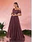 abordables Semi-formal / Cóctel-A-Line Vestidos de Quinceañera Vestido de Fiesta Boda Invitada Boda Largo Sin Mangas Cuello en V Tul Sin Espalda con Pliegues