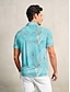 abordables Hauts-Homme T-shirt POLO Bleu Manche Courte Top Tenue de golf Vêtements Tenues Porter des vêtements