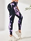 abordables Leggings et collants de yoga-Pantalon de yoga Leggings de yoga Femmes Contrôle du ventre Lifting des fesses Ceinture Élastique Yoga Entraînement en salle Pilates Pantalons Teinture par nouage Automne Des sports Tenues de Sport