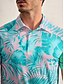 abordables Hauts-Homme T-shirt POLO Bleu Manche Courte Top Tenue de golf Vêtements Tenues Porter des vêtements