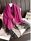 abordables Foulards pour femmes-Écharpe papillon brodée pour femme avec ornements en perles - accessoires de mode pour femmes élégants et légers en plusieurs couleurs, parfaits pour les cadeaux de fête des mères, les fêtes et les correspondances de navetteurs