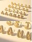 abordables Boucle d&amp;#39;oreille pour femme-Boucles d&#039;oreilles à tige initiales en strass doré - Boucles d&#039;oreilles à lettres scintillantes personnalisées pour femmes, bijoux en cristal étincelants de A à Z, parfaits pour un usage quotidien, un cadeau de remise de diplôme, un cadeau de fête des mèr