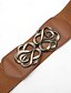 abordables ceinture-Ceinture Femmes Alliage Noir Ceinture Taille Extérieur Week-end Fleuri
