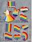 billige Dametørklæder-LGBTQ+ regnbue emalje pin - pride badge kollektion til jakker, rygsække og hatte, unisex farverigt tilbehør, perfekt til pride parader, festivaler og LGBT-begivenheder