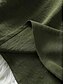 economico Top Semplici da Donna-Per donna Blusa Tinta unica Elegante Casual Manica Corta Scollo a V Top Regolari Quotidiano Nero Verde militare Blu Estate