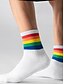 billige Herrehansker-Regnbuesokker for menn – fargerikt LHBT-festivaltilbehør for hverdagsbruk, sport og pride-arrangementer