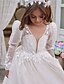 baratos Vestidos para Menina das Flores de Casamento-De Baile Cauda Escova Vestido para Meninas das Flores Primeira Comunhão Elsa congelada Meninas Lindo Vestido de Baile Tule com Franzido Estilo real Boho Ajuste 3-16 anos