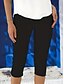 billiga Enkla Leggings-Dam Damasker Semester Mode Streetwear Vadlängd Hög midja Ensfärgat Tryck Håller värmen Andningsfunktion Mjuk Elastisk Utomhus Semester Gata Rödhakeägg blå Svart Vit Fuchsia Sommar Vår Smal passform