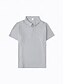 voordelige Heren Klassieke Polo-Voor heren Polo met rits Golfshirt Casual Sport Revers Kwart ritssluiting Korte mouw Modieus Basic Geometrisch Effen Kwart ritssluiting Zomer Lente Normale pasvorm Licht Blauw Zwart Wit Marineblauw