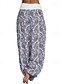 abordables jambe large et taille haute-Femmes Jambe large Slacks Pantalons Mode Boho Longueur complète Naturel Fleuri Imprimé Confortable Extérieur Extérieur Vacances Décontracté Quotidien Magenta Saphir Bleu marine Abricot Été Coupe