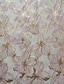 voordelige Cocktailjurken-Jacquard Brocade Bloemige A-Lijn Cocktailjurken Elegante Jurk Formele Bruiloft Enkel Lengte Korte Mouw V-hals Nylon met Strik(ken) Pocket Bruiloft Gast Jurk
