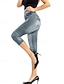 billiga Blå 3D-utskrift-Kvinno leggings capribyxor 3D-print semester vintage etnisk stil kalvlängd hög midja grafisk hög skärning komfort andningsbar snabb torkning stretchig utomhus gata daglig svart röd blå grå sommar
