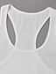billiga Gym-toppar-Herr Linne Undertröjor Ärmlös tröja Muskelskjorta Ärmlös Rund hals Sommar Slät Mode Designer Muskel Utomhus Gym Utekväll Svart Vit Kaki Topp t-shirt för män
