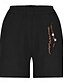 preiswerte Schlichte Hose aus Baumwollleinen-Damen Shorts einfarbig Chinos modisch basic kurz mittelhoch tailliert schlicht Taschen elastischer Bund Komfort Outdoor mikro-elastisch Urlaub Street lässig Olivgrün Schwarz Weiß Blau Sommer reguläre