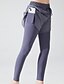 abordables Leggings et collants de yoga-Pantalon de yoga Leggings de yoga Femmes Avec Poches Cordon de serrage 2 en 1 Yoga Fitness Pilates Pantalons Spandex Des sports Tenues de Sport Micro-Élastique Noir Rose