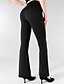 ieftine Jambiere simple-Pentru femei Mărime EU / US jambiere flare Colanți confortabili Confortabili Lungime totală Talie medie Mată Απαλό Comfortabil Micro-elastic Yoga Purtare Zilnică Negru 1 # Primăvară, toamnă, iarn