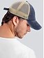 abordables Chapeaux pour hommes-Casquette de camionneur vintage en maille pour homme – Casquette de baseball réglable en coton lavé pour les sports de plein air, les voyages et les tenues décontractées quotidiennes