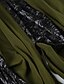 ieftine Fuste grafice-Pentru femei Fustă Casual Boho Midi Talie Medie Fuste Floral Bloc Culoare Lipitură Imprimeu Tiv Asimetric Micro-elastic Vacanță Stradă Verde Vară Poliester