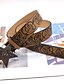 abordables Ceintures pour Homme-Homme Ceinture Ceinture Taille Marron Alliage Durable Ajustable Floral Extérieur Quotidien