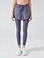 abordables Leggings et collants de yoga-Pantalon de yoga Leggings de yoga Femmes Avec Poches Cordon de serrage 2 en 1 Yoga Fitness Pilates Pantalons Spandex Des sports Tenues de Sport Micro-Élastique Noir Rose