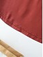 voordelige Effen t-shirt-Dames Blouse Effen Kleur Stijlvol Casual Korte mouw V-hals Normale tops Dagelijks Zwart Wit Blozend Roze Rood Marine Blauw Zomer Lente