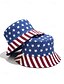 billige Damehatte-Dame bøllehat med amerikansk flagprint - vendbar patriotisk sommerhat med stjerner og striber, perfekt til uafhængighedsdagen, 4. juli, helligdage og udendørsarrangementer