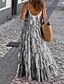ieftine Rochii boho-Pentru femei Rochie Lunga Rochie Maxi Rochie casual Rochie leagăn Rochie Slip Rochie Boho Modă În aer liber Petrecere Concediu Fit regulat Cravată Fără manșon Bretele Spagheti Negru Roz Îmbujorat
