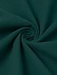 abordables chemises en lin pour hommes-Homme Chemise Chemise Lin Chemisette Chemise d&#039;été Chemise de plage Couleur unie Vacances Usage quotidien Vert manche longue Vêtement Tenue