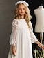 abordables niños tutús-Vestido de Niña de Flores en Corte de Baile Largo a la Rodilla Quinceañera Frozen Elsa Niñas Lindos Vestido de Prom Tulle con Fruncidos Estilo Real Tutu Talla 3-16 Años