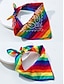 ieftine Accesorii de păr pentru femei-Eșarfă unisex cu imprimeu paisley și motive curcubeu pentru mândria - un accesoriu colorat LGBTQ+ pentru festivaluri, parade și ținute de zi cu zi