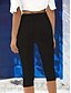 billiga Enkla Leggings-Dam Damasker Semester Mode Streetwear Vadlängd Hög midja Ensfärgat Tryck Håller värmen Andningsfunktion Mjuk Elastisk Utomhus Semester Gata Rödhakeägg blå Svart Vit Fuchsia Sommar Vår Smal passform