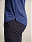 abordables Hauts-Homme T-shirt POLO bleu marine manche longue Top Tenue de golf Vêtements Tenues Porter des vêtements