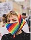 ieftine Accesorii de păr pentru femei-Eșarfă unisex cu imprimeu paisley și motive curcubeu pentru mândria - un accesoriu colorat LGBTQ+ pentru festivaluri, parade și ținute de zi cu zi