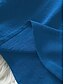 economico Top Semplici da Donna-Per donna Blusa Tinta unica Elegante Casual Manica Corta Scollo a V Top Regolari Quotidiano Nero Verde militare Blu Estate