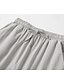 preiswerte Schlichte Hose aus Baumwollleinen-Damen Hose aus Baumwollleinen Chinos Hosen Hose Basic Lässig Lang Hohe Taille Einfach Tasche Elastisches Kordelzugdesign Hoher Schnitt Atmungsaktivität Weich Mikroelastisch Straße Alltagskleidung