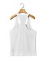 billiga Gym-toppar-Herr Linne Undertröjor Ärmlös tröja Muskelskjorta Ärmlös Rund hals Sommar Slät Mode Designer Muskel Utomhus Gym Utekväll Svart Vit Kaki Topp t-shirt för män