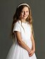 baratos Vestidos para Menina das Flores de Casamento-Vestido de Ball Gown Longo Vestido de Dama de Honra Primeira Comunhão Frozen Elsa Meninas Fofo Vestido de Baile Tule com Ruchado Elegante Tutu Ajustado de 3-16 Anos