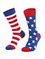 preiswerte Herrenhandschuhe-Herrensocken mit USA-Flagge und Sternenbanner-Design – patriotische Baumwollsocken für den Unabhängigkeitstag, Sport und Freizeit